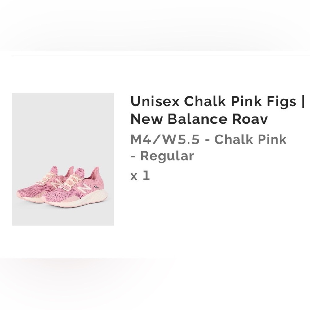 New Balance- FIGS-  Pink Roav Sneakers